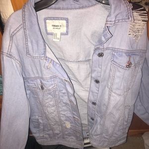 Ripped Jean Jacket